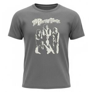 Vintage The Partridge Family Graphic T-Shirt Medium Hanes Heavyweight 50/50 Gray